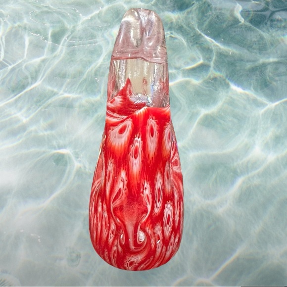 Art Glass Murano Millefiori Angel Fish Paperweight collectible - Picture 2 of 6